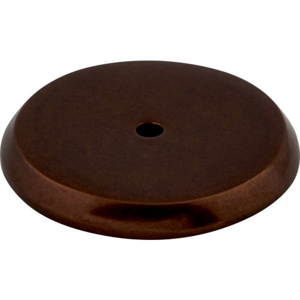 1-3/4" Aspen Round Shape Knob Backplate, Mahogany Bronze