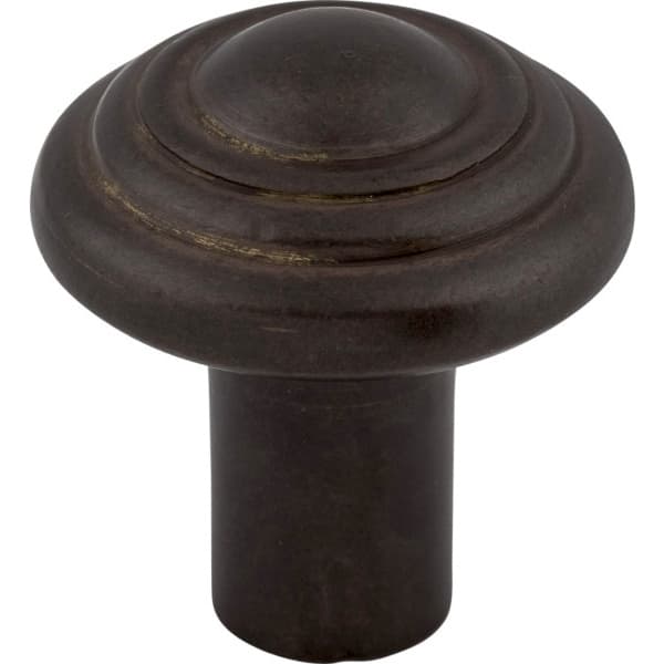 Top Knobs Aspen Series 1-1/4" (32 mm) Diameter Medium BronzeKnob, - M1472
