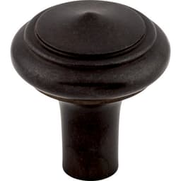 Top Knobs Aspen Series 1-1/4" (32 mm) Diameter Medium BronzeKnob, - M1487