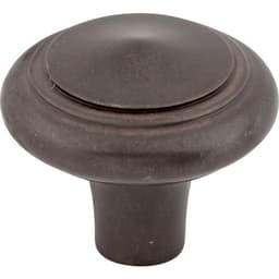 Top Knobs Aspen Series 1-5/8" (41 mm) Diameter Medium BronzeKnob, - M1492