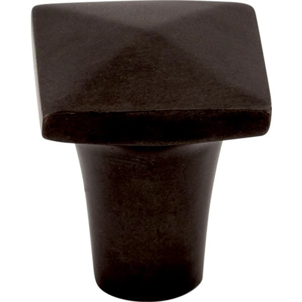 Top Knobs Aspen Series 7/8 in (22 mm) L x 7/8 in (22 mm) W Medium Bronze Knob, - M1512
