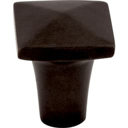 Top Knobs Aspen Series 7/8 in (22 mm) L x 7/8 in (22 mm) W Medium Bronze Knob, - M1512