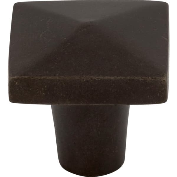 Top Knobs Aspen Series 1-1/4 in (32 mm) L x 1-1/4 in (32 mm) W Medium Bronze Knob, - M1517