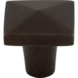 Top Knobs Aspen Series 1-1/4 in (32 mm) L x 1-1/4 in (32 mm) W Medium Bronze Knob, - M1517