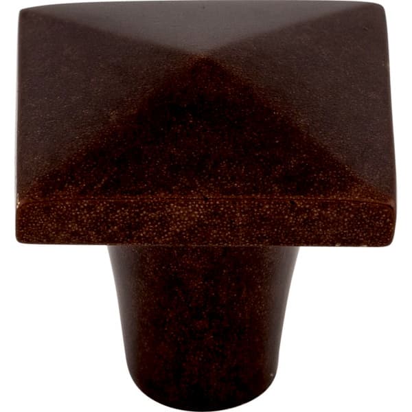 Top Knobs Aspen 1-1/4" (32 mm) L x 1-1/4" (32 mm) W Mahogany Bronze Knob, M1518