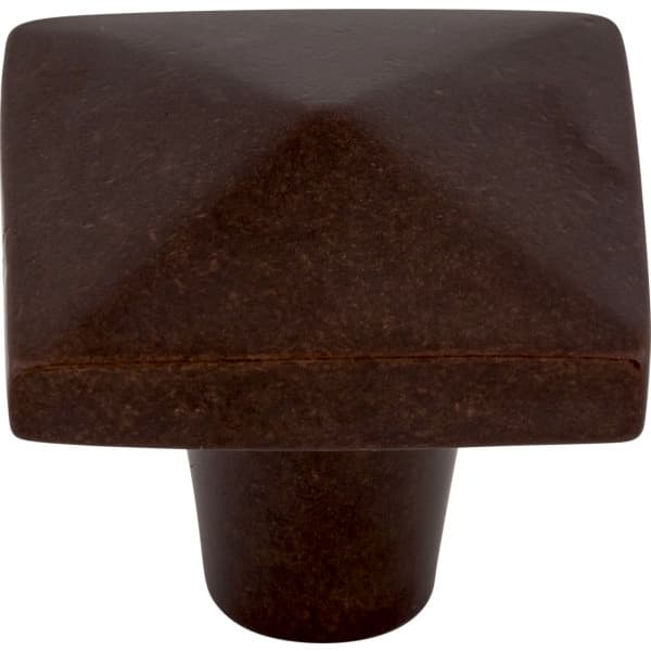 Top Knobs Aspen 1-1/2" (38 mm) L x 1-1/2" (38 mm) W Mahogany Bronze Knob, M1523