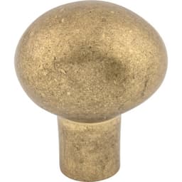 Top Knobs Aspen Series 1-3/16 in (30 mm) L x 15/16 in (24 mm) W Light Bronze Knob, - M1526