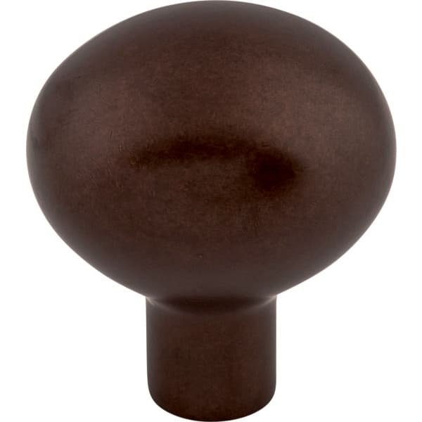 Top Knobs Aspen Series 1-7/16 in (37 mm) L x 1-1/8 in (29 mm) W Mahogany Bronze Knob, - M1533