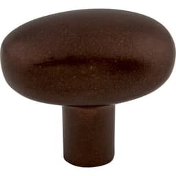 Top Knobs Aspen Series 1-9/16 in (40 mm) L x 15/16 in (24 mm) W Mahogany Bronze Knob, - M1538