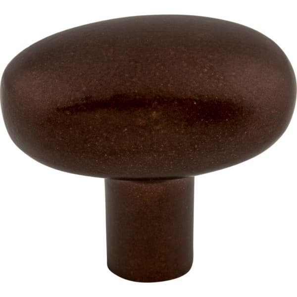 Top Knobs Aspen 1-9/16" (40 mm) L x 15/16" (24 mm) W Mahogany Bronze Knob, M1538