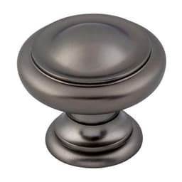 Top Knobs Nouveau Series 1-1/8" (28.5 mm) Diameter Ash GrayKnob, - M1564