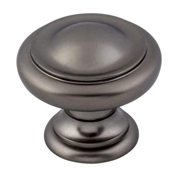 Top Knobs Nouveau Series 1-1/8" (28.5 mm) Diameter Ash GrayKnob, - M1564