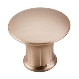 Top Knobs Edwardian Series 1-1/4" (32 mm) Diameter Brushed BronzeKnob, - M1593