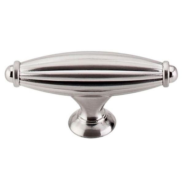 Top Knobs Tuscany-TK Series 2-5/8 in (67 mm) L x 5/8 in (16 mm) W Brushed Satin Nickel Knob, - M1595