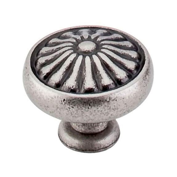 Top Knobs Normandy Series 1-1/4" (32 mm) Diameter Antique PewterKnob, - M1598