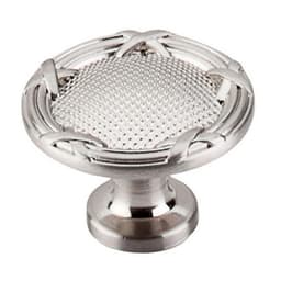Top Knobs Edwardian Series 1-1/4" (32 mm) Diameter Brushed Satin NickelKnob, - M1617