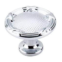 Top Knobs Edwardian Series 1-1/4" (32 mm) Diameter Polished ChromeKnob, - M1618