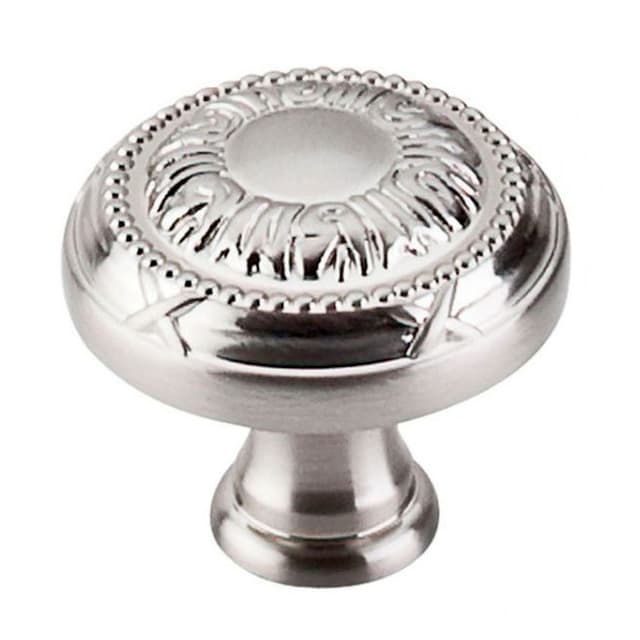 Top Knobs Edwardian Series 1-1/4" (32 mm) Diameter Brushed Satin NickelKnob, - M1621