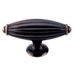Top Knobs Tuscany-TK Series 2-7/8 in (73 mm) L x 7/8 in (22 mm) W Tuscan Bronze Knob, - M1633