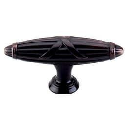 Top Knobs Edwardian Series 2-3/4 in (70 mm) L x 3/4 in (19 mm) W Tuscan Bronze Knob, - M1646