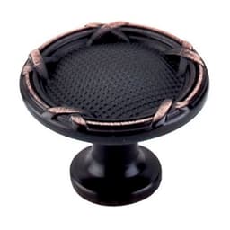 Top Knobs Edwardian Series 1-1/4" (32 mm) Diameter Tuscan BronzeKnob, - M1647