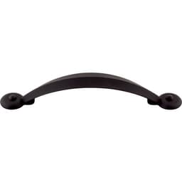 Top Knobs Dakota Series 3-3/4" (95 mm) Center to Center Flat Black Pull, - M1678