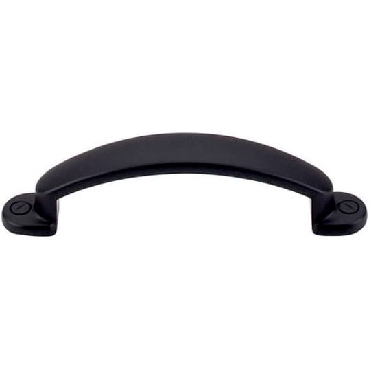 Top Knobs Somerset Pull 3" (76 mm) Center to Center, Flat Black, M1700