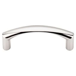 Top Knobs Nouveau Series 3" (76 mm) Center to Center Polished Nickel Pull, - M1704