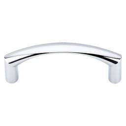 Top Knobs Nouveau Series 3" (76 mm) Center to Center Polished Chrome Pull, - M1705