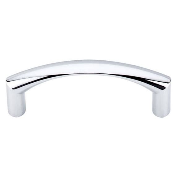 Top Knobs Nouveau Pull 3" (76 mm) Center to Center, Polished Chrome, M1705