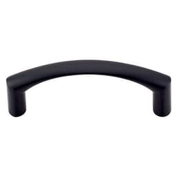 Top Knobs Nouveau Series 3" (76 mm) Center to Center Flat Black Pull, - M1711