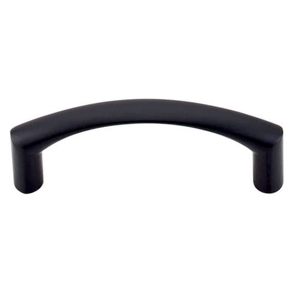 Top Knobs Nouveau Pull 3" (76 mm) Center to Center, Flat Black, M1711