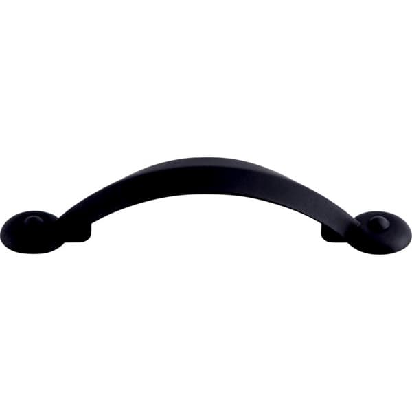 Top Knobs Dakota Series 3" (76 mm) Center to Center Flat Black Pull, - M1733