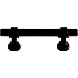 Top Knobs Dakota Series 3" (76 mm) Center to Center Flat Black Pull, - M1755