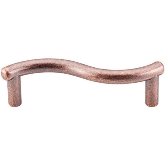 Top Knobs Nouveau Series 3" (76 mm) Center to Center Antique Copper Pull, - M1757