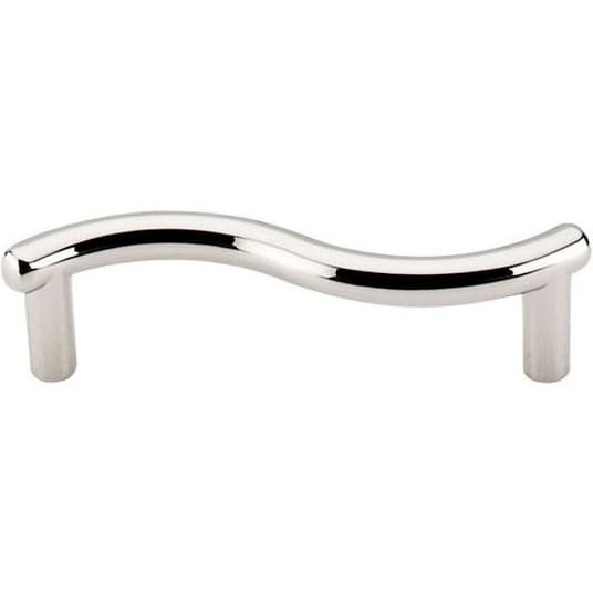 Top Knobs Nouveau Pull 3" (76 mm) Center to Center, Polished Nickel, M1759