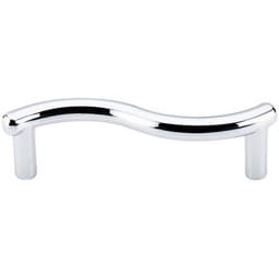 Top Knobs Nouveau Series 3" (76 mm) Center to Center Polished Chrome Pull, - M1760