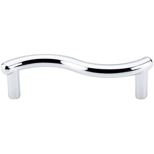 Top Knobs Nouveau Series 3" (76 mm) Center to Center Polished Chrome Pull, - M1760