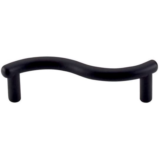 Top Knobs Nouveau Series 3" (76 mm) Center to Center Flat Black Pull, - M1766