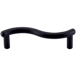 Top Knobs Nouveau Series 3" (76 mm) Center to Center Flat Black Pull, - M1766