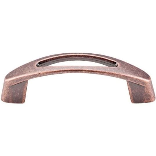 Top Knobs Nouveau Series 3" (76 mm) Center to Center Antique Copper Pull, - M1768