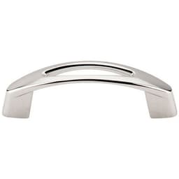 Top Knobs Nouveau Series 3" (76 mm) Center to Center Polished Nickel Pull, - M1770