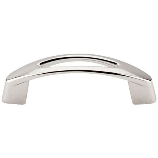 Top Knobs Nouveau Pull 3" (76 mm) Center to Center, Polished Nickel, M1770