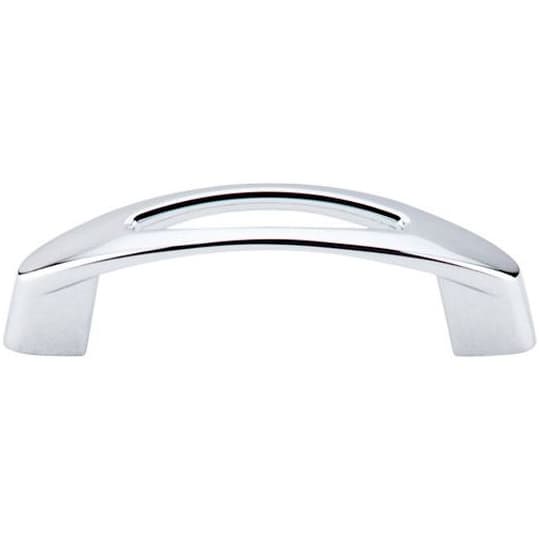 Top Knobs Nouveau Series 3" (76 mm) Center to Center Polished Chrome Pull, - M1771