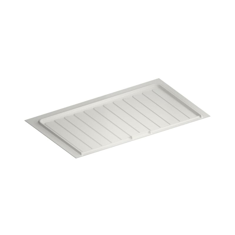 Rev-A-Shelf SBVDT White Polymer Trim-to-Fit Drip Tray for 33" - 36" Vanity Sink Base Cabinets - 12/Pack