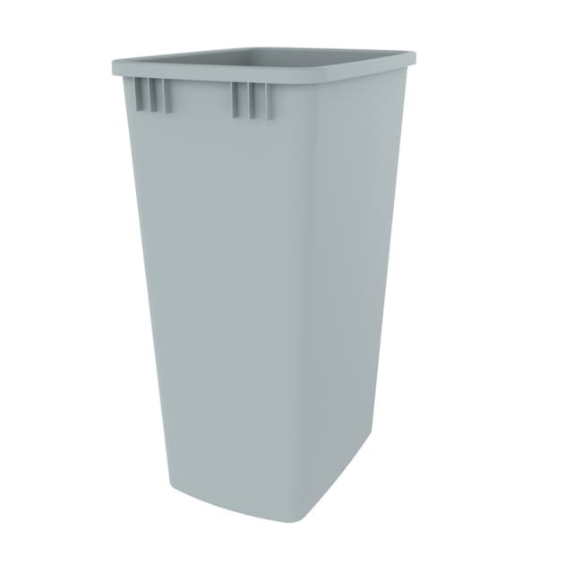 50 qt. Gray Polymer Replacement Waste Container for Rev-A-Shelf® Pullouts