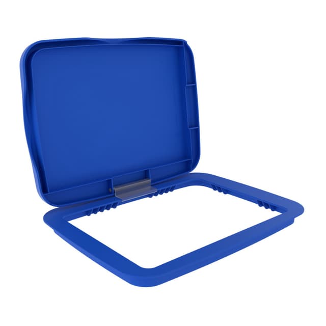 Blue Polymer Bi-Directional Lid for Rev-A-Shelf® 35 and 50 qt. Waste Containers