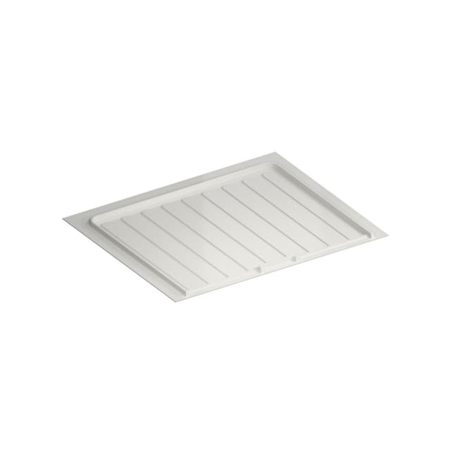 White Polymer Trim-to-Fit Drip Tray for 27" - 30" Sink Base Cabinets