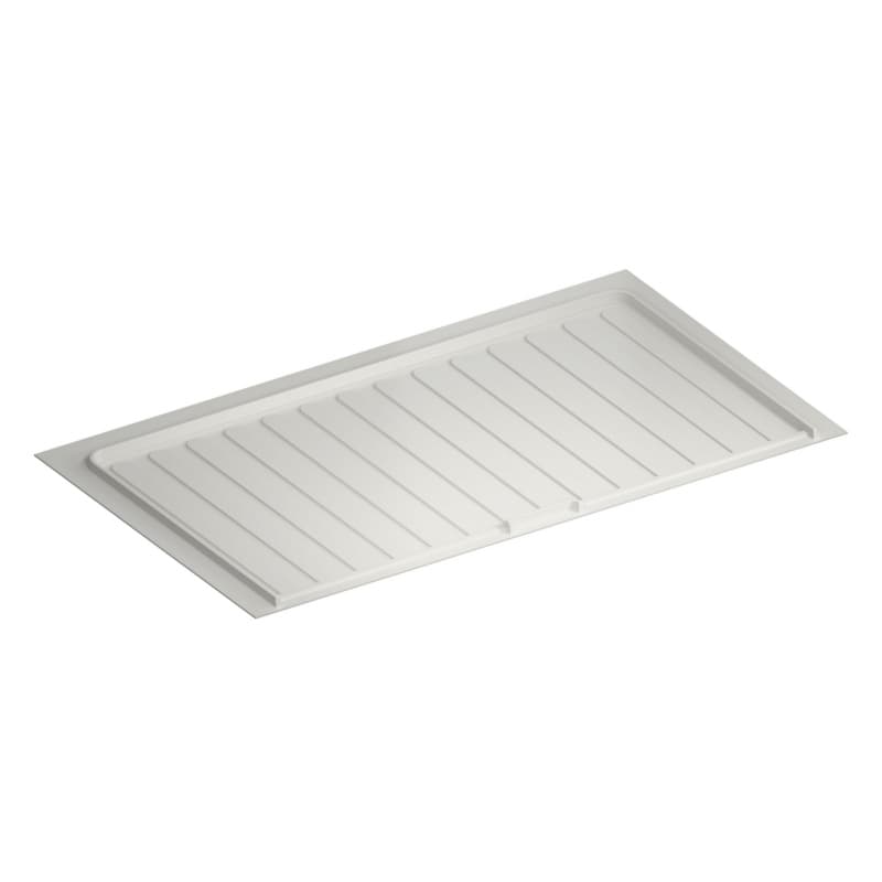 White Polymer Trim-to-Fit Drip Tray for 39" - 42" Sink Base Cabinets - 12 Per Pack