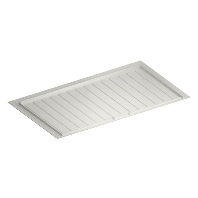 White Polymer Trim-to-Fit Drip Tray for 39" - 42" Sink Base Cabinets